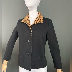 1960s Wool Tiger print jacket